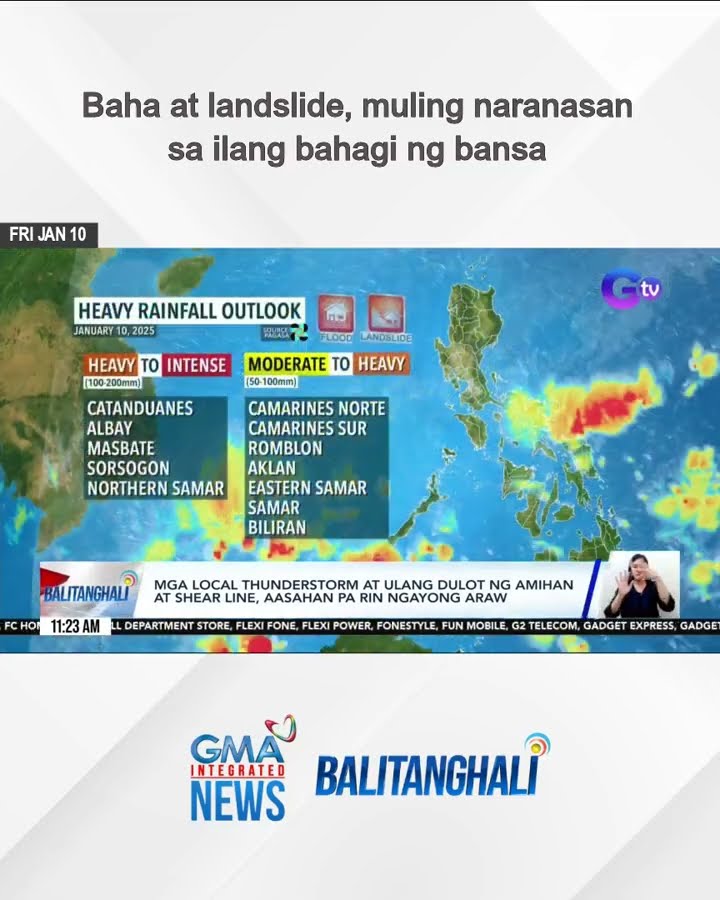 Baha at landslide, muling naranasan sa ilang bahagi ng bansa | Balitanghali