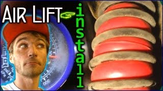 How To Install Air Lift 1000 Helper Springs | Installing Bags To Stock Suspension For The Big Build