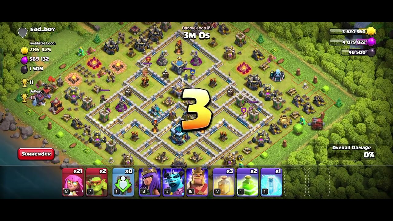 Using Only Super Archers and Sneaky Goblin Troop ✅