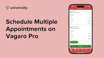 How to Schedule Multiple Appointments on the Vagaro Pro App