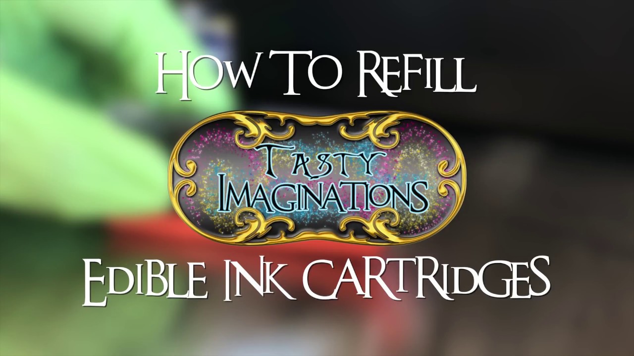 How to Refill Cartridges with Edible Ink YouTube