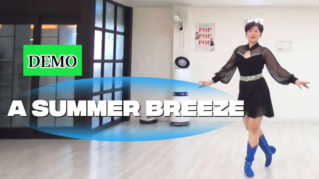 ✨Летний бриз, линейный танец #Уровень начальный+ #Каннын, линейный танец #Чхве Юнсон, линейный танец