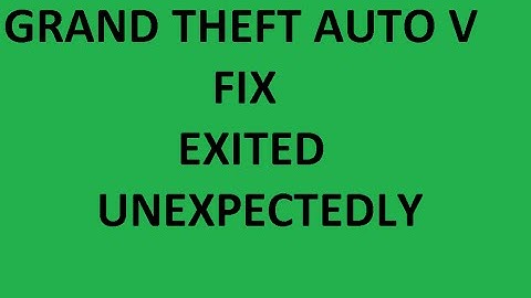 Grand Theft Auto V PC FIX Switchable Graphics "exited unexpectedly"