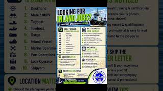 ⚓ Looking for Inland Maritime Jobs? Here’s What You Need to Search!