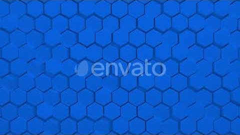 Abstract blue hexagonal background | Motion Graphics - Envato elements