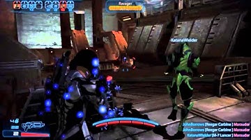 Mass Effect 3 Multiplayer Gameplay: Gold Reapers on Firebase Hazard Giant