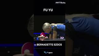 Vdv nhập tịch Fu Yu và Bernadette Szocs đã có một trận đấu cực kỳ hấp dẫn #TableTennis #PingPong
