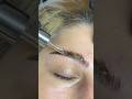 Eyebrow lamination #brows #eyebrows #browlamination #shorts #shortsvideo #tutorial