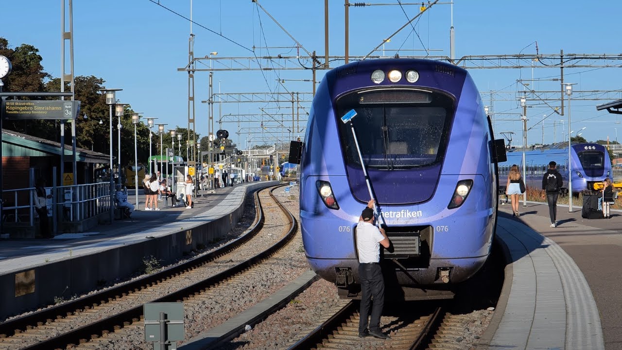 Tåg i Ystad och Skåne - Sommar 2022 - 4k60