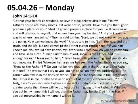 Pastor Z Devotional - Monday, May 4, 2026