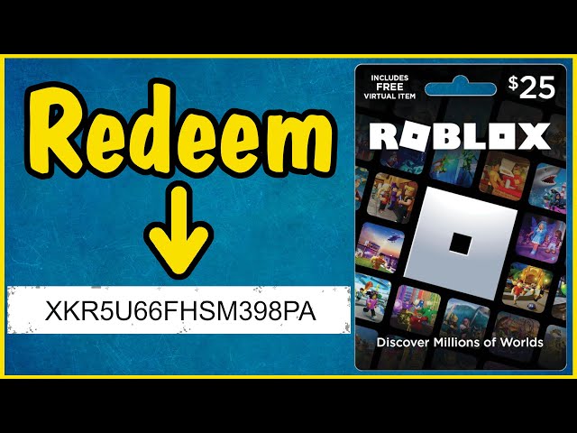 🔴 Free Roblox 800 Robux Gift Card 🔴 