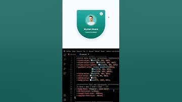 Profile Card UI Design using HTML+CSS+javascript. #coding #programming #javascript #code #shorts .
