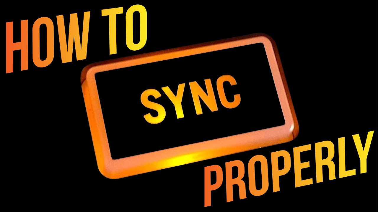 HOW TO USE SYNC PROPERLY | HUGE BPM TRANSITIONS