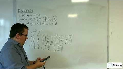 AQA A-Level Further Maths C11-06 Diagonalisation: Example 3