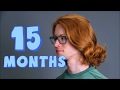 15 months Hair Growth Timelapse  | The Redhead | Picture every day #shorts