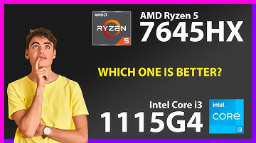 AMD Ryzen 5 7645HX vs INTEL Core i3 1115G4 Technical Comparison