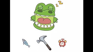 brainout 🧠 crazyfind। Level 106। crocodile loves to sleep। @Raratewa.