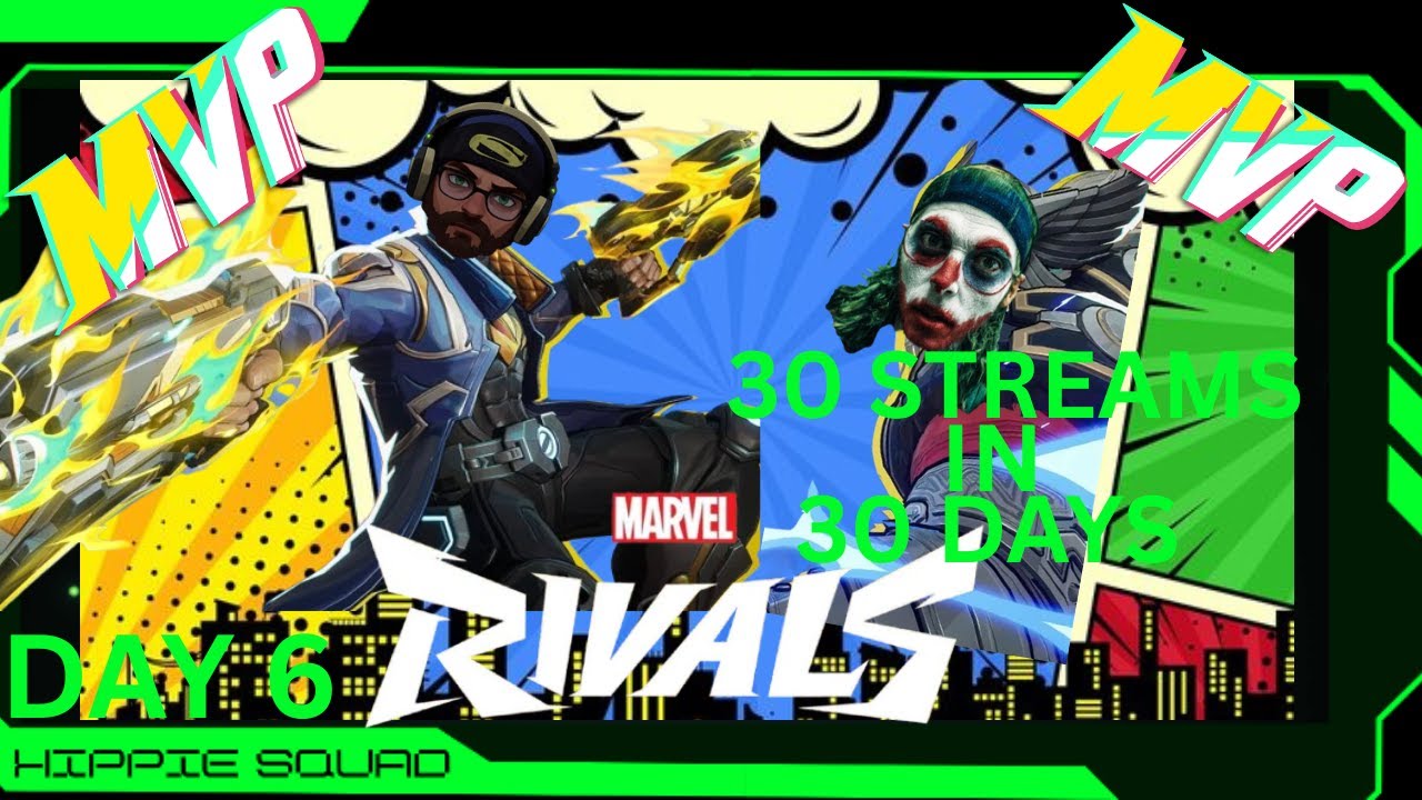 Marvel Rivals Noob *LIVE* MARVEL RIVALS PC (MY FRIENDS FIRST TIME )(NOOB) (30STREAMS IN 30 ...