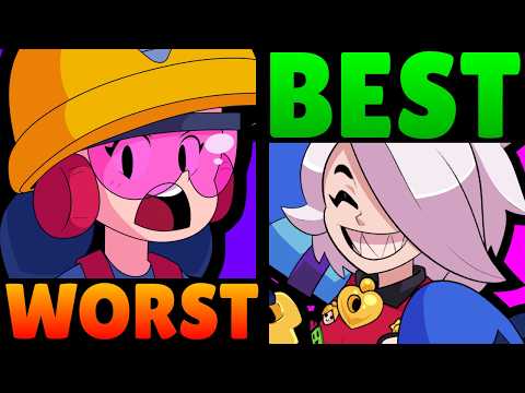 (V2) Tier List for CASUALS! | Best & Worst Brawlers Ranked!
