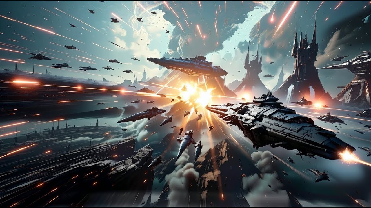 La guerra parecía perdida, hasta que surgió la flota de acorazados de la humanidad