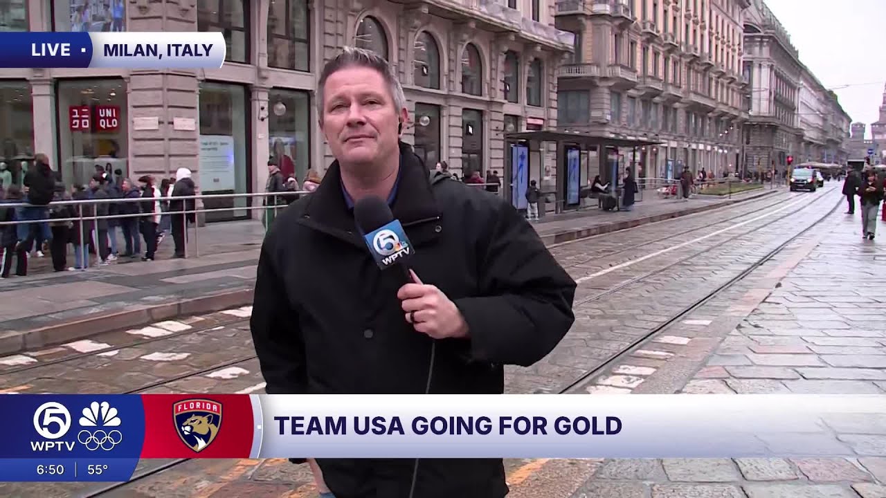 Team USA takes on Latvia as men's ice hockey heats up