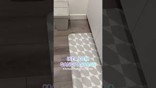IKEA GEM_GANGPASSAGE-Kitchen mat, gray/white #ikea #home