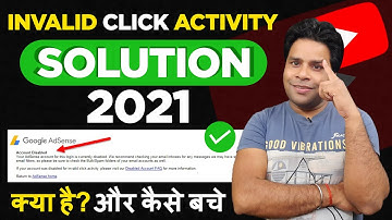 Invalid Click Activity Youtube Solution in 2021⚡ Invalid Click Activity Se Kaise Bache?