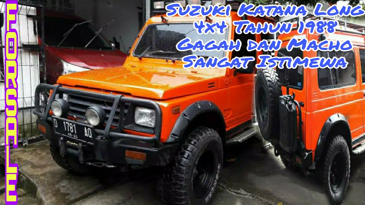 DIJUAL Mobil  Jeep  Bekas  Suzuki Katana Long 4x4 Tahun 1988 