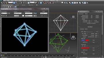 3ds Max Tutorial|Realistic Diamond Lattice|An Easy Guide to Create Lightsaber;Using Lens Effect-Glow