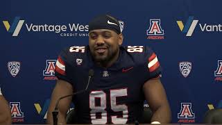 Arizona Football Press Conference  Malachi Riley, Roberto Miranda, Noah Fifita