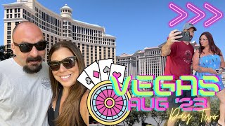 Vegas August 2023 Day 2 - Slot Wins | New Strip Ross | Outlets | Javiers