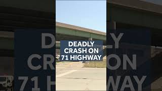 Fatal crash shuts down part of 71 Highway in Kansas City.
