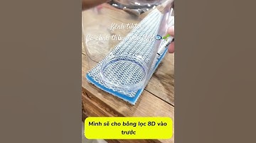 Hướng dẫn chế bộ lọc kèm sủi oxi đơn giản mà hiệu quả🥰