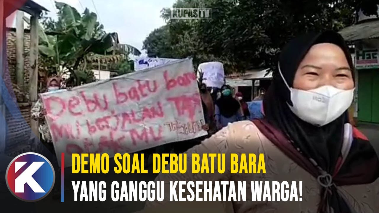 Ratusan Warga Demo di PLTU Sebalang Lampung Selatan