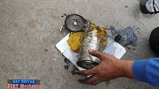 MITSUBISHI ADVENTURE:  Change oil, flushing and fuel filter replacement. | DIRT MECHANIC