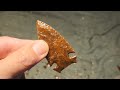 1826  cinnamon obsidian flintknapping