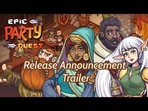 Epic Party Quest Release Announcement Trailer