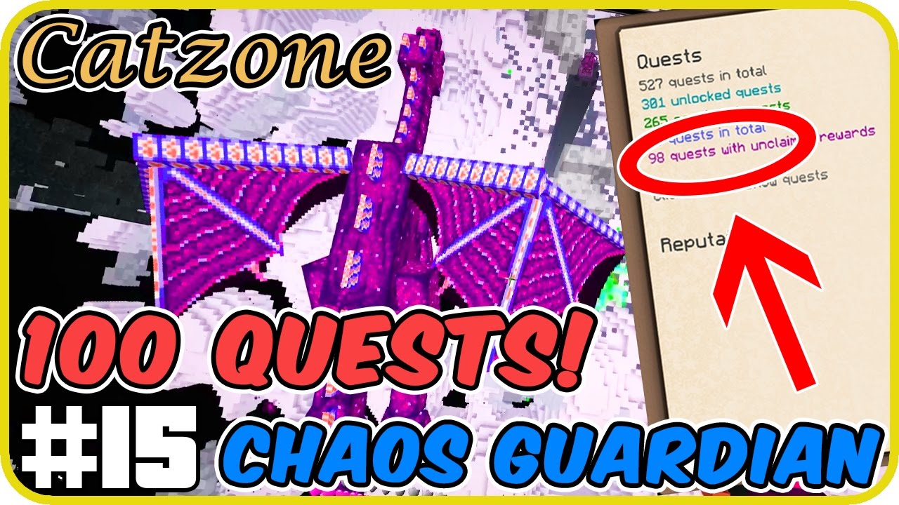 100 QUESTS + CHAOS GUARDIAN! - Catzone #15 mit Items