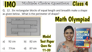 Olympiad Exam for Class 4 Maths 2023 | Maths Olympiad Mock Test for Class 4 | IMO Class 4 Maths