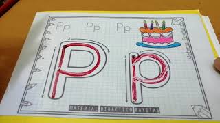 P-p (trazo de la letra 'p')