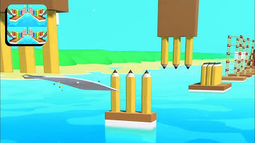 Flying Cut || Max Level‼️All Level Gameplay Android/iOS, New Update Level 21-22