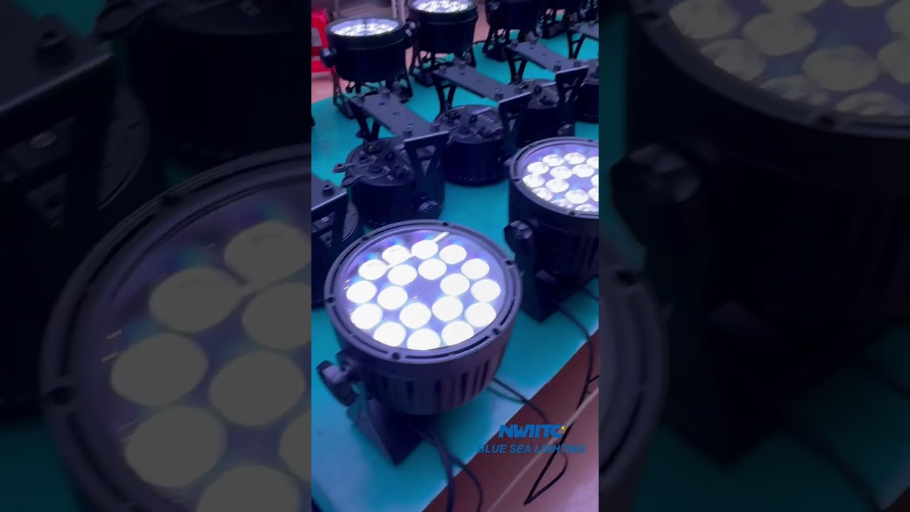 Outdoor waterproof IP65 led par light production, amazing 