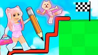 РИСУЮ НОВЫЙ ОББИ ЧТОБЫ ПРОЙТИ ОББИ В РОБЛОКС | Draw Obby [NEW]