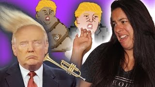 Playing WEIRD Donald Trump Games! (Mystery Gaming)