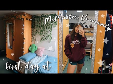 FIRST DAY OF FRESHMAN YEAR ✩ McMaster University | Allie C.