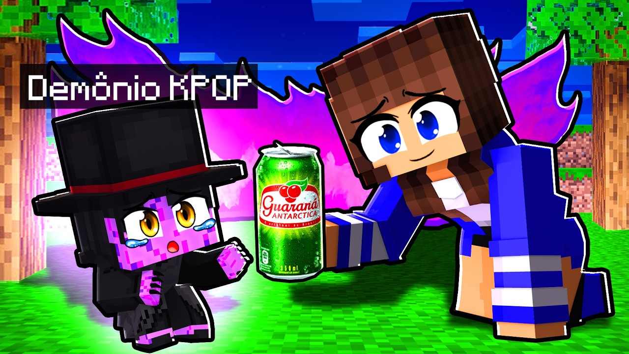 Miika SALVOU um BEBÊ DEMÔNIO KPOP no Minecraft ◂Miika▸