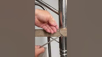 kiểu buộc cột dây thép đơn chắc chắn nhất #shorts