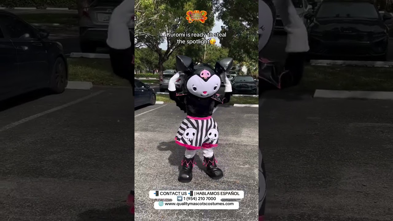 Kuromi Mascot Costume - Cute with a Sassy Twist! 💜