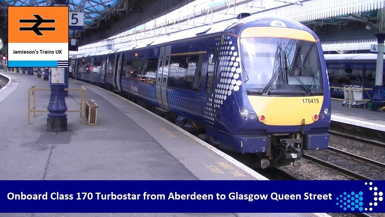 Onboard Class 170 Turbostar from Aberdeen to Glasgow Queen Street