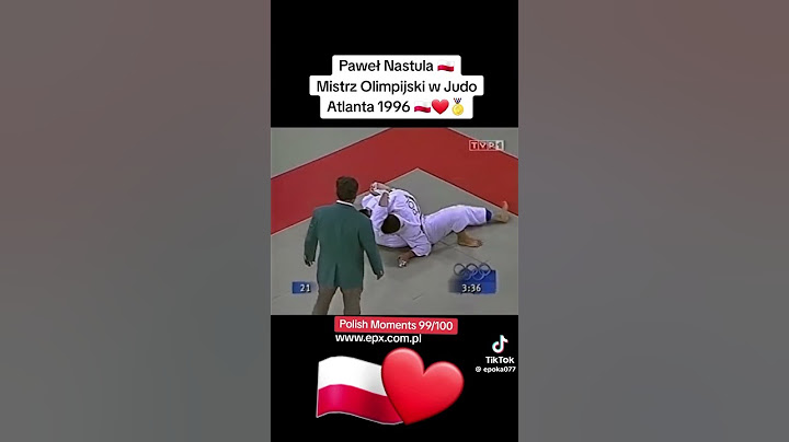Polish Moments 99/100 Paweł Nastula Mistrz Olimpijski Atlanta 1996 - Judo
